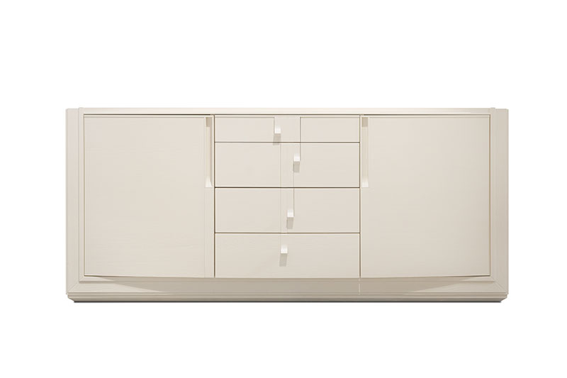 FLOR Комод 2-ств с 4 ящиками, цвет 206 GESSO Fasolin