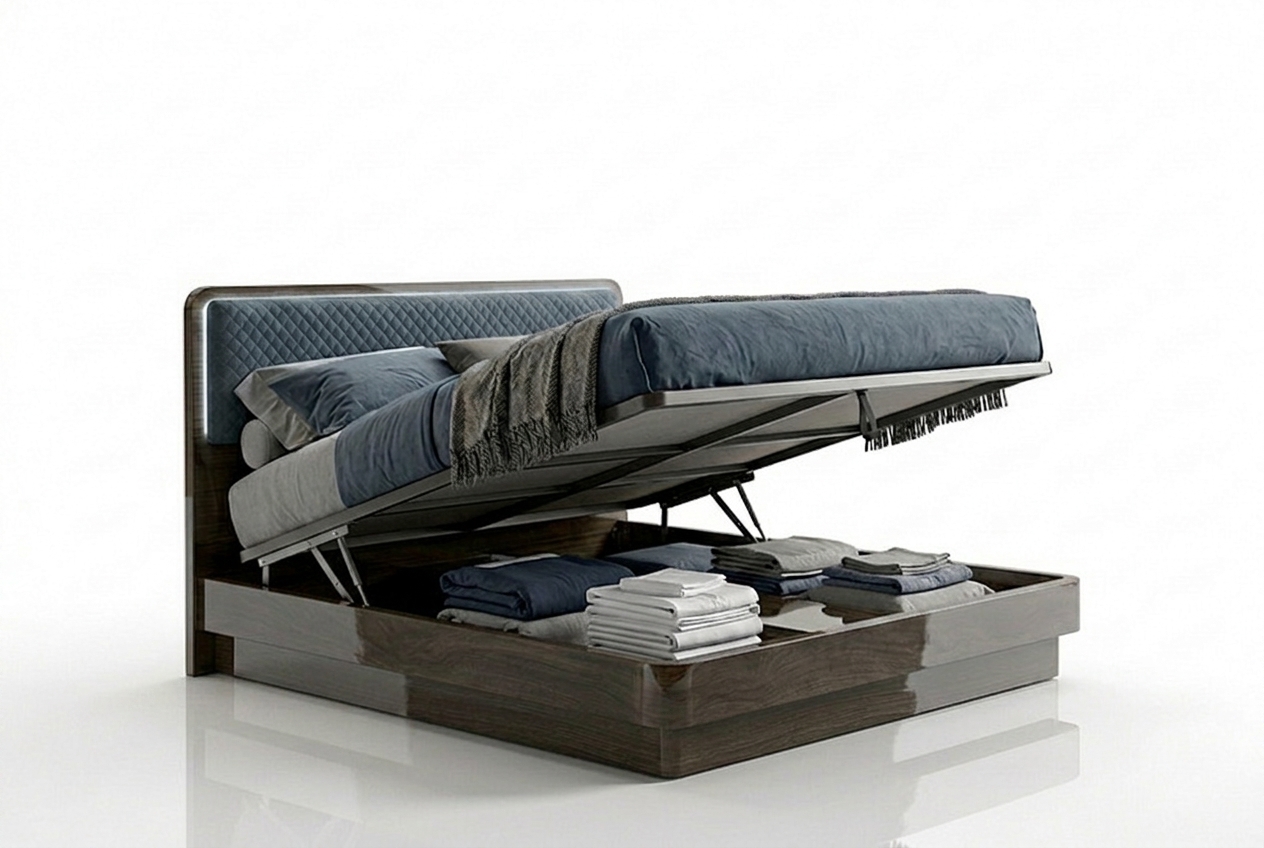 Кровать MAIA, изголовье 617 BLU, с подъемным механизмом LUNA Camelgroup