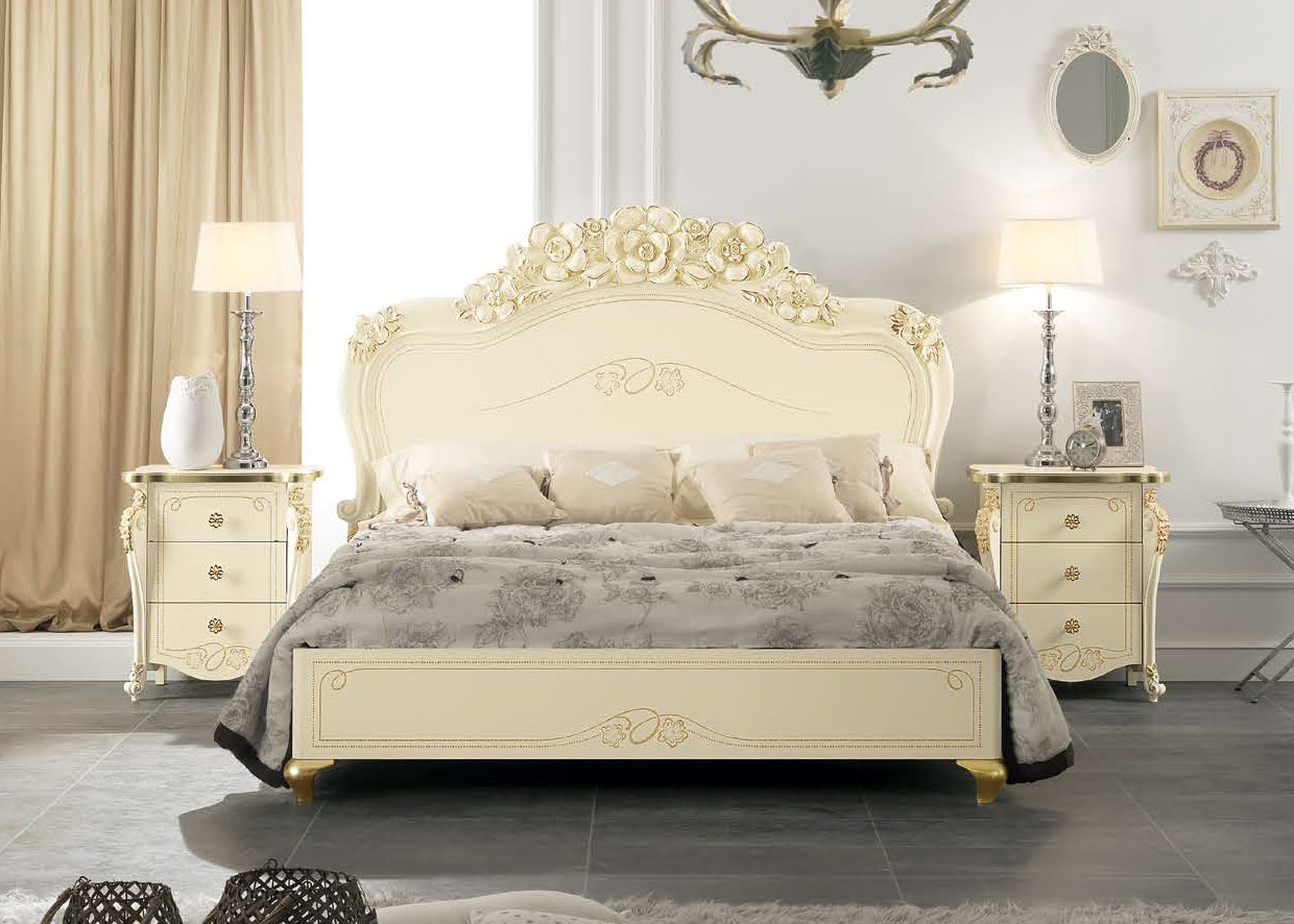 Кровать VIOLA IVORY Mobilpiu Luxury