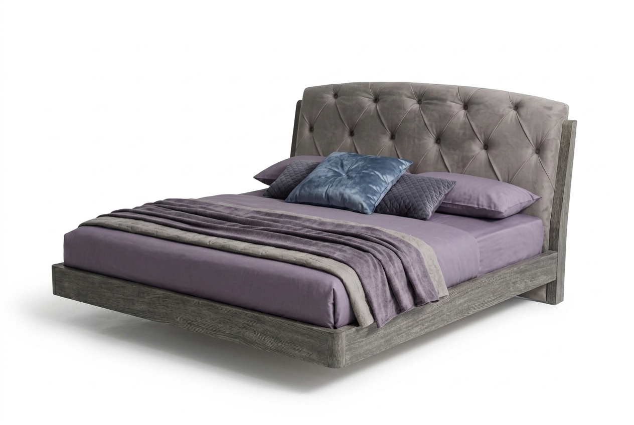 Кровать  TIAR, изголовье ткань  205 FUMO Camelgroup