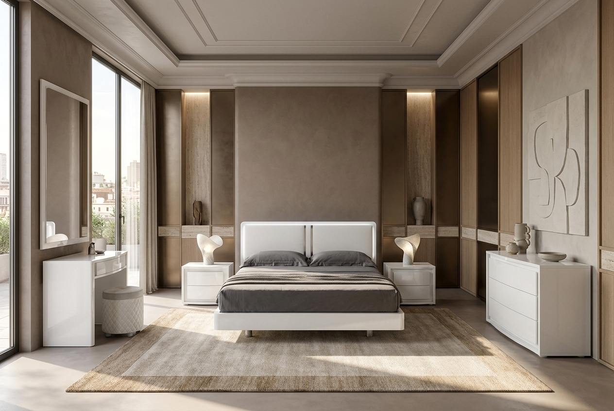 Кровать DAMA 180*200, изголовье LISCIA Camelgroup
