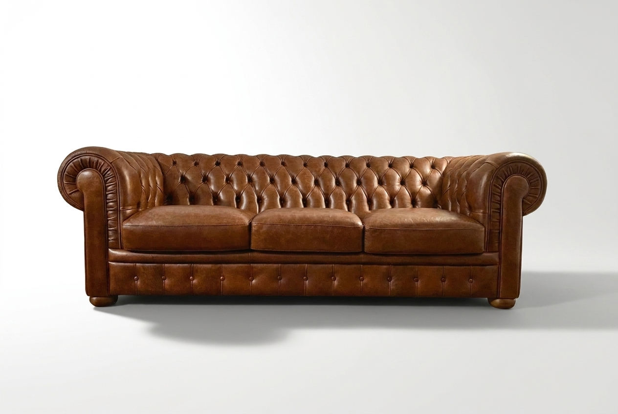 CHESTERFIELD Диван прямой Cubo Rosso