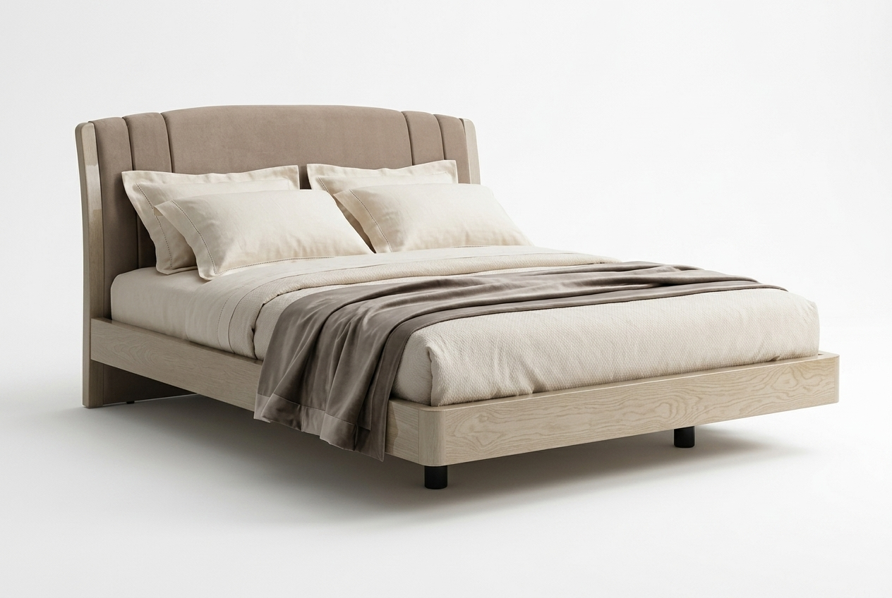 Кровать TRENDY SABBIA, изголовье NABUK col.12 Camelgroup