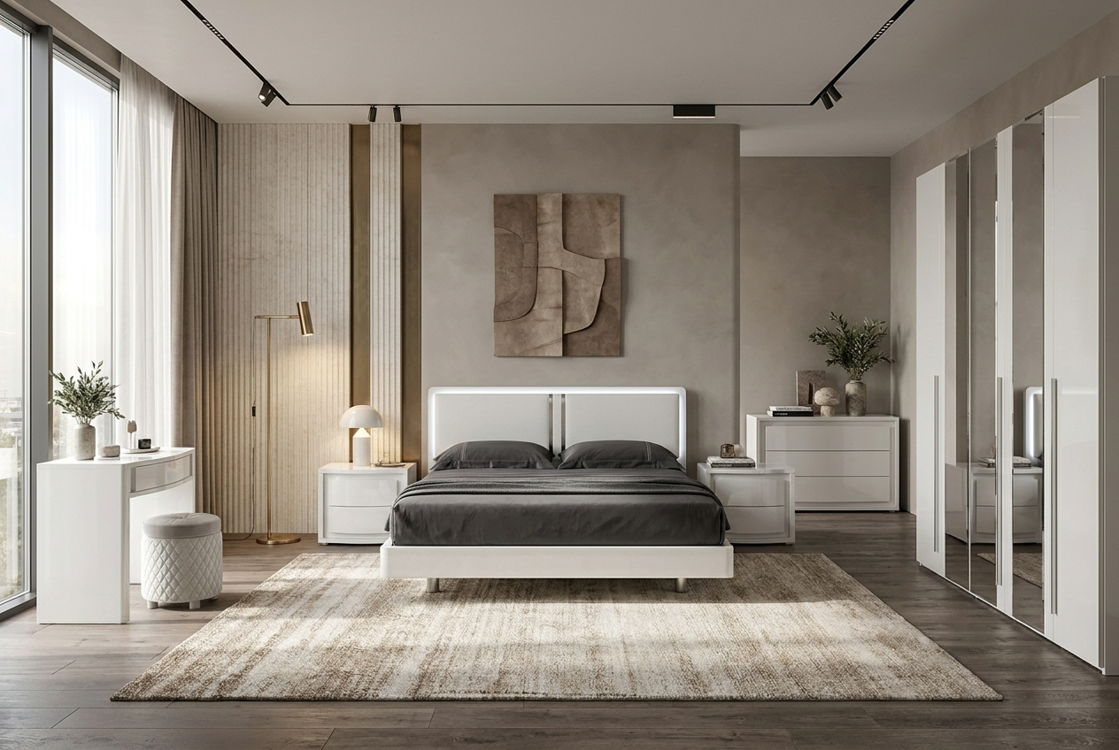Кровать DAMA 180*200, изголовье LISCIA Camelgroup