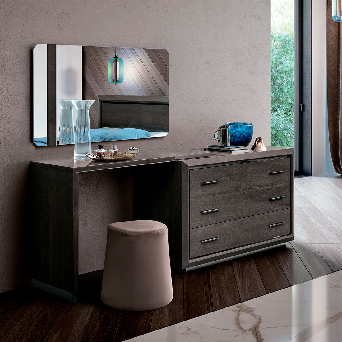 MODUM Пуф SMART, обивка NABUK 4263 col.12 Camelgroup