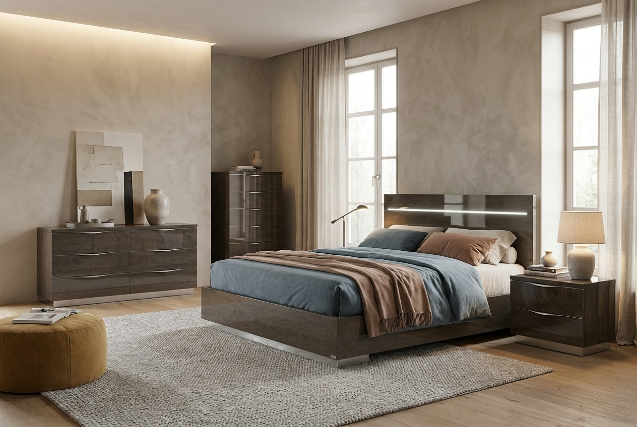 PLATINUM Кровать LEGNO, с подсветкой Camelgroup