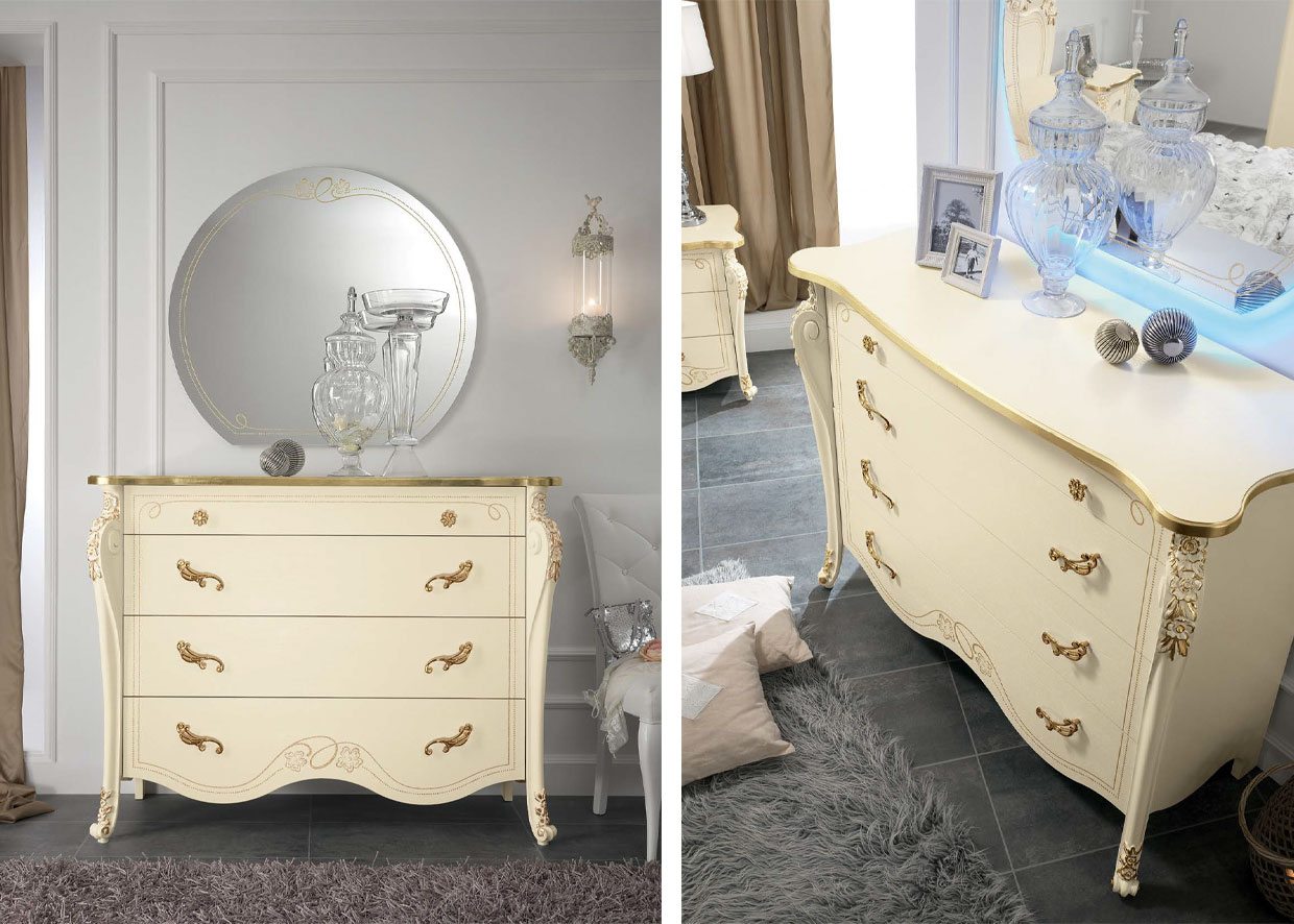 Комод низкий VIOLA IVORY Mobilpiu Luxury