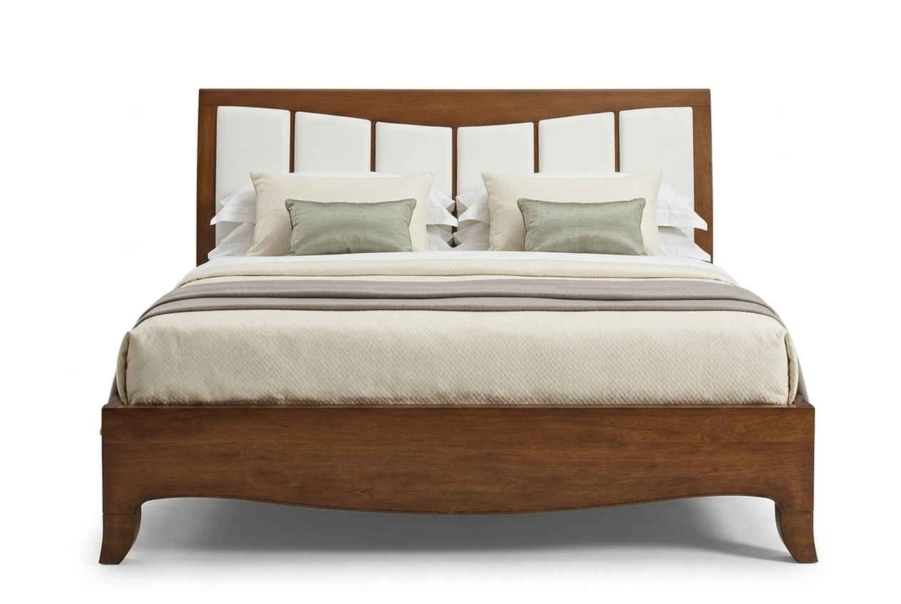 Кровать CRISTINA 160*190 с изголовьем экокожа Fasolin
