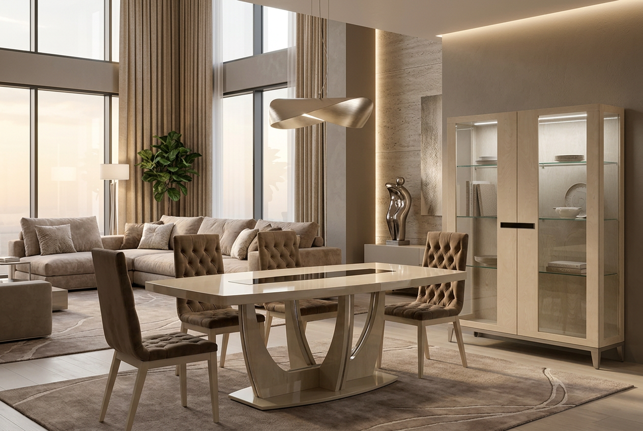 Стул AMBRA DAY CAPITONNE,  экокожа NABUK TORTORA COL. 12 Camelgroup