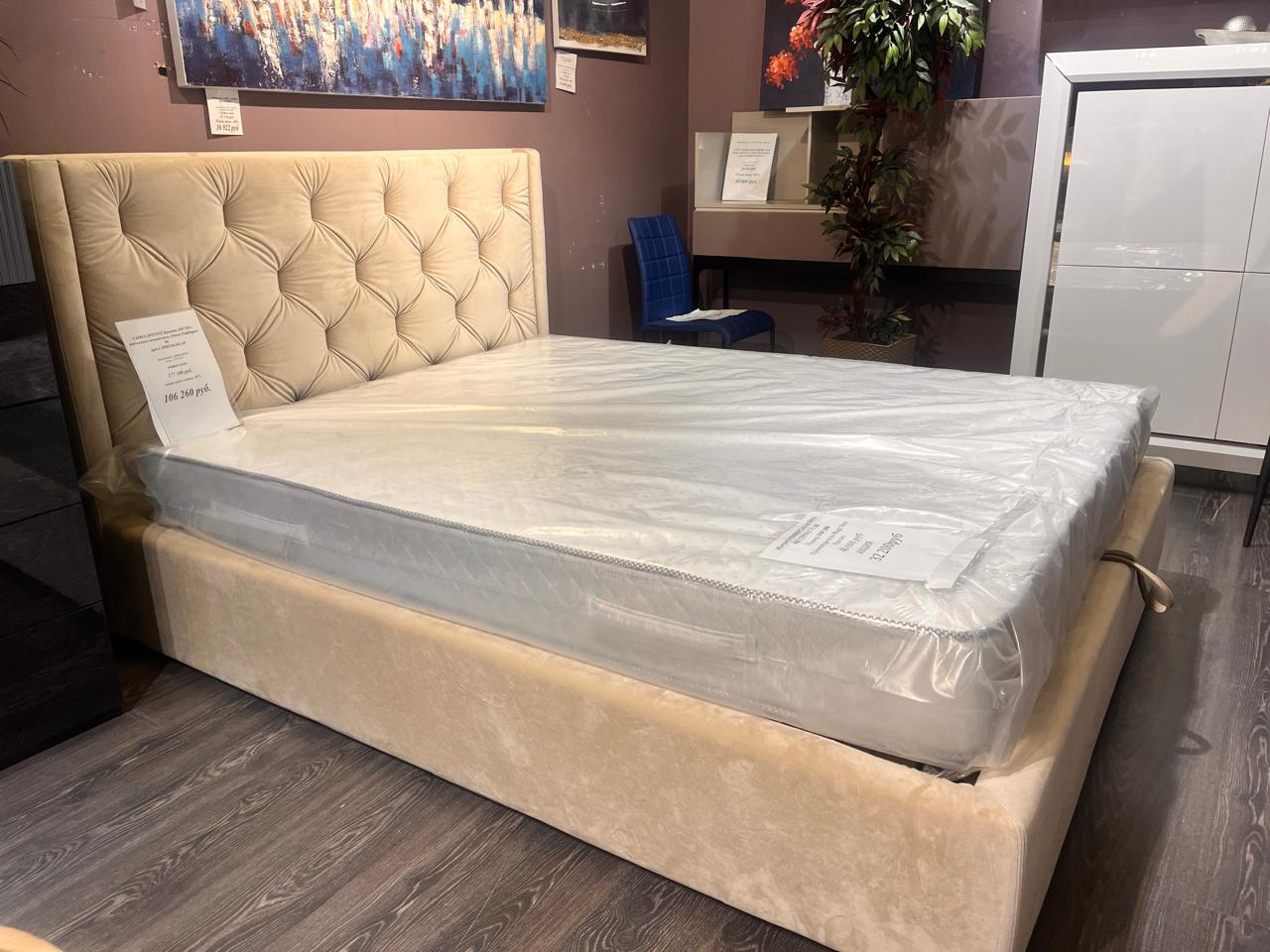 CAPRI CAPITONNE Кровать 160*200 c П/М MEBELGROUP