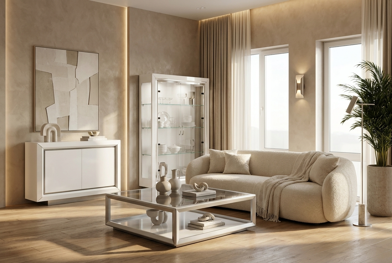 ELITE BIANCO Комод 2-ств 