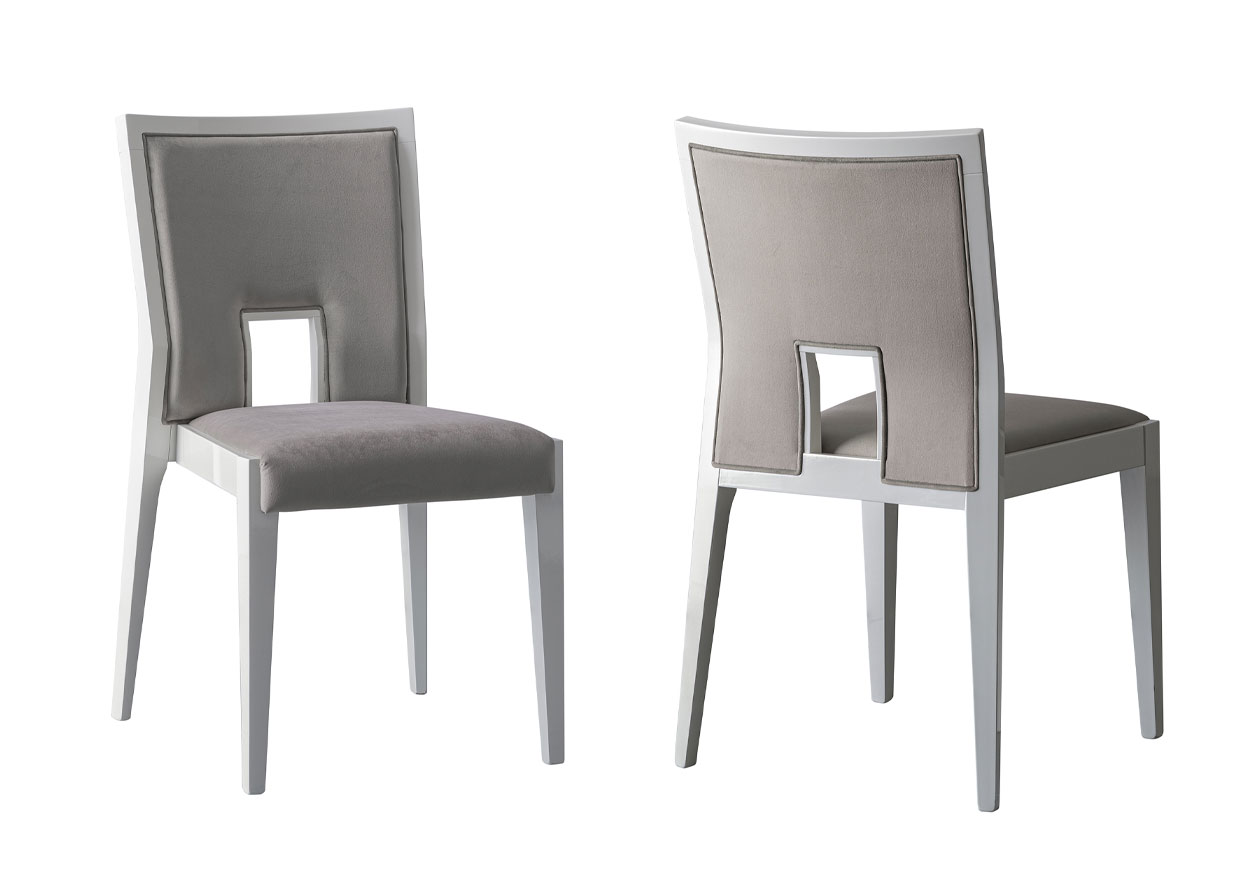 ELITE BIANCO Стул AMBRA, ткань MIRAGLIO 205 